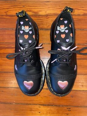 Dr. Martens Black Heart Platforms